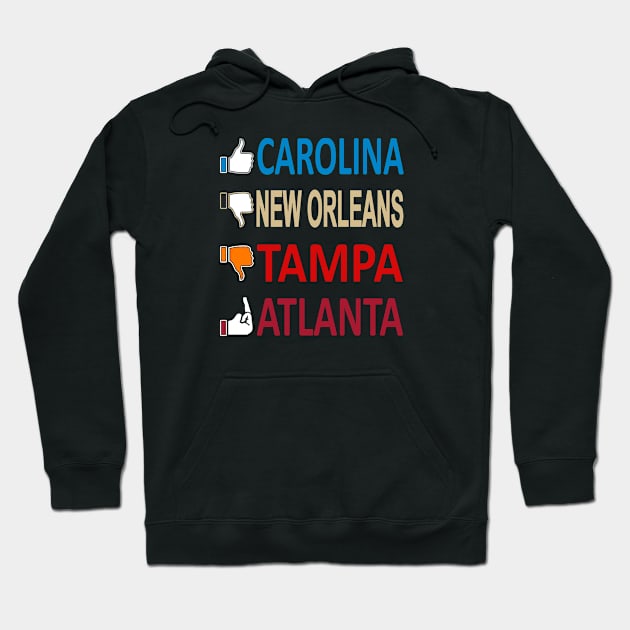 Carolina Pro Football - Funny Rankings Hoodie by FFFM